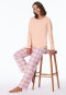 Lange pyjama perzik met zweep - Comfort Essentials