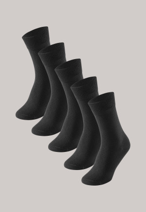Men's socks 5-pack stay fresh black - Bluebird