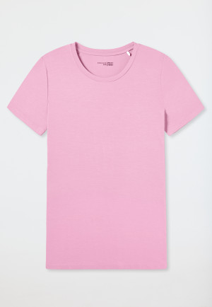 Camicia manica corta in modal rosa confetto - Mix+Relax