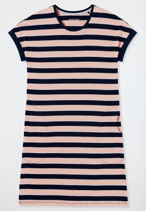 Sleepshirt short sleeve stripes multicolor - Casual Essentials