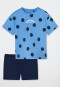 Pyjama short organic cotton dots lichtblauw - Nightwear