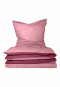 Omkeerbaar bedlinnen 2-delig fijne vezel dusky roze - SCHIESSER Home