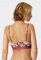 Bustier verstelbare bandjes bessenkant - Summer Floral Lace