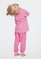 Pyjama lang organic cotton boordjes paard streepjes roze - Nightwear