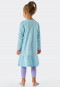 Pyjama lang biologisch katoen volant legging ijsprinses edelstenen aqua - Girls World