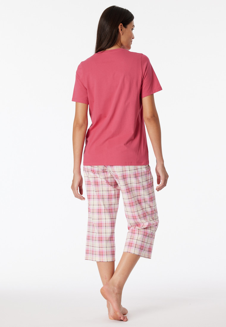Pyjama 3/4 Lengte roze - Comfort Essentials