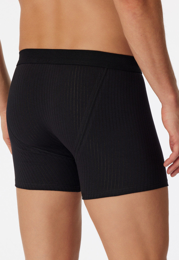 Shorts mit Eingriff 2er-Pack schwarz - Authentic | SCHIESSER